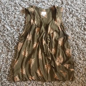 Sleeveless Floral top